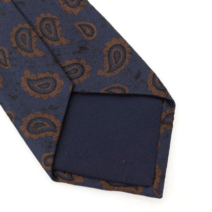【SALE30%OFF/返品不可】【中古】バーニーズニューヨーク BARNEYS NEWYORK シルク ペイズリー柄ネクタイ ネイビー【 状態ランクB 】【 メンズ 】