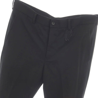 【中古】ブラックコムデギャルソン BLACK COMME des GARCONS ツイルウール カットニー ベルトデザイン カジュアルスラックスパンツ ブラック【サイズXL】【 状態ランクA 】【 メンズ 】