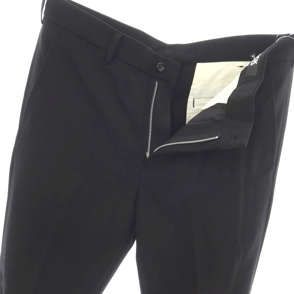 【中古】ブラックコムデギャルソン BLACK COMME des GARCONS ツイルウール カットニー ベルトデザイン カジュアルスラックスパンツ ブラック【サイズXL】【 状態ランクA 】【 メンズ 】