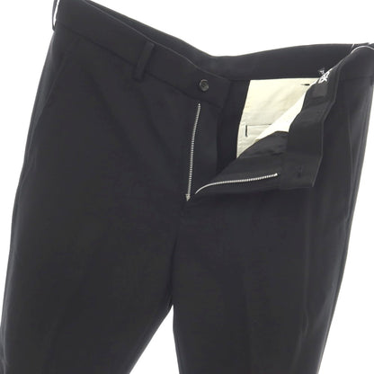 【中古】ブラックコムデギャルソン BLACK COMME des GARCONS ツイルウール カットニー ベルトデザイン カジュアルスラックスパンツ ブラック【サイズXL】【 状態ランクA 】【 メンズ 】