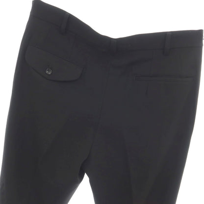 【中古】ブラックコムデギャルソン BLACK COMME des GARCONS ツイルウール カットニー ベルトデザイン カジュアルスラックスパンツ ブラック【サイズXL】【 状態ランクA 】【 メンズ 】