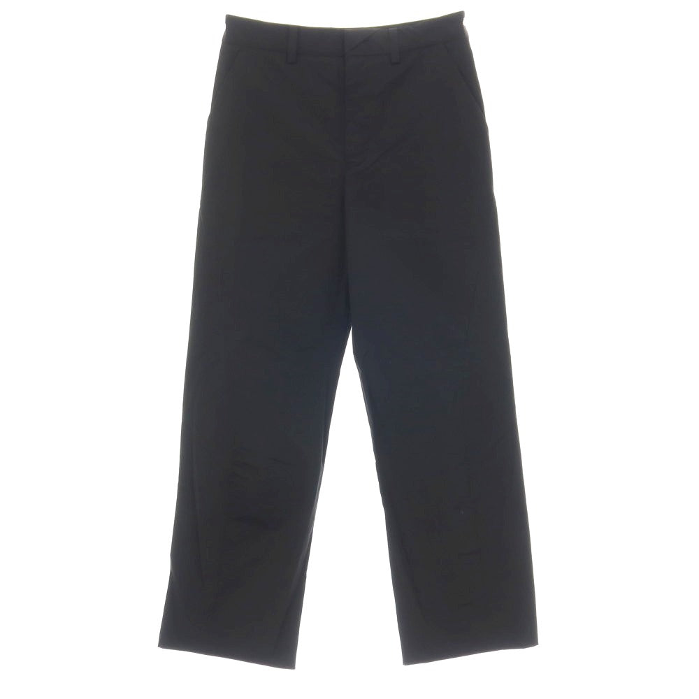【中古】エヌティーエヌ NTN 3D STRAIGHT SLACKS ポリエステルコットン カジュアルスラックスパンツ ブラック【サイズ1】【 状態ランクA 】【 メンズ 】