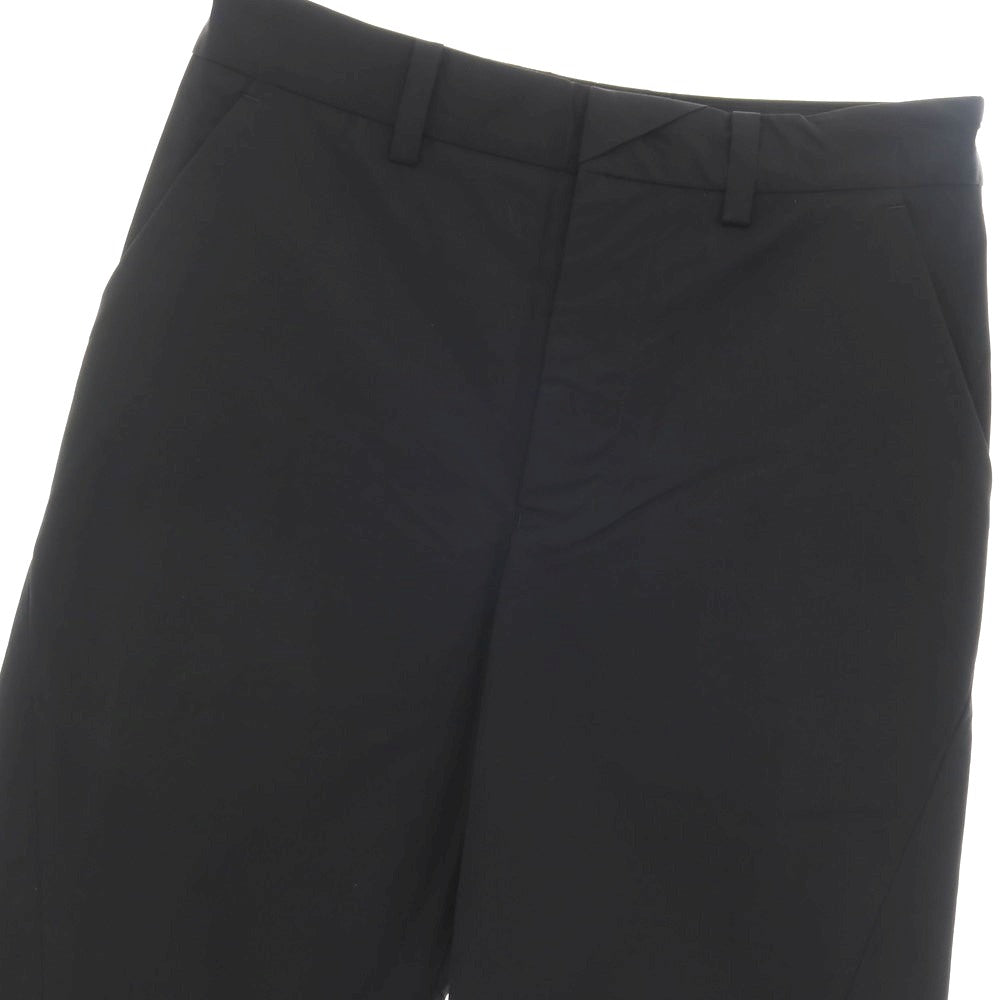 【中古】エヌティーエヌ NTN 3D STRAIGHT SLACKS ポリエステルコットン カジュアルスラックスパンツ ブラック【サイズ1】【 状態ランクA 】【 メンズ 】