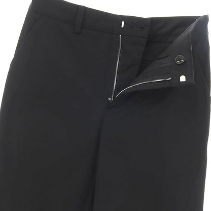 【中古】エヌティーエヌ NTN 3D STRAIGHT SLACKS ポリエステルコットン カジュアルスラックスパンツ ブラック【サイズ1】【 状態ランクA 】【 メンズ 】