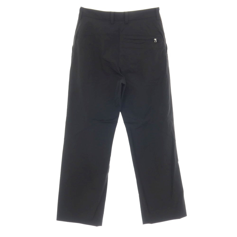 【中古】エヌティーエヌ NTN 3D STRAIGHT SLACKS ポリエステルコットン カジュアルスラックスパンツ ブラック【サイズ1】【 状態ランクA 】【 メンズ 】