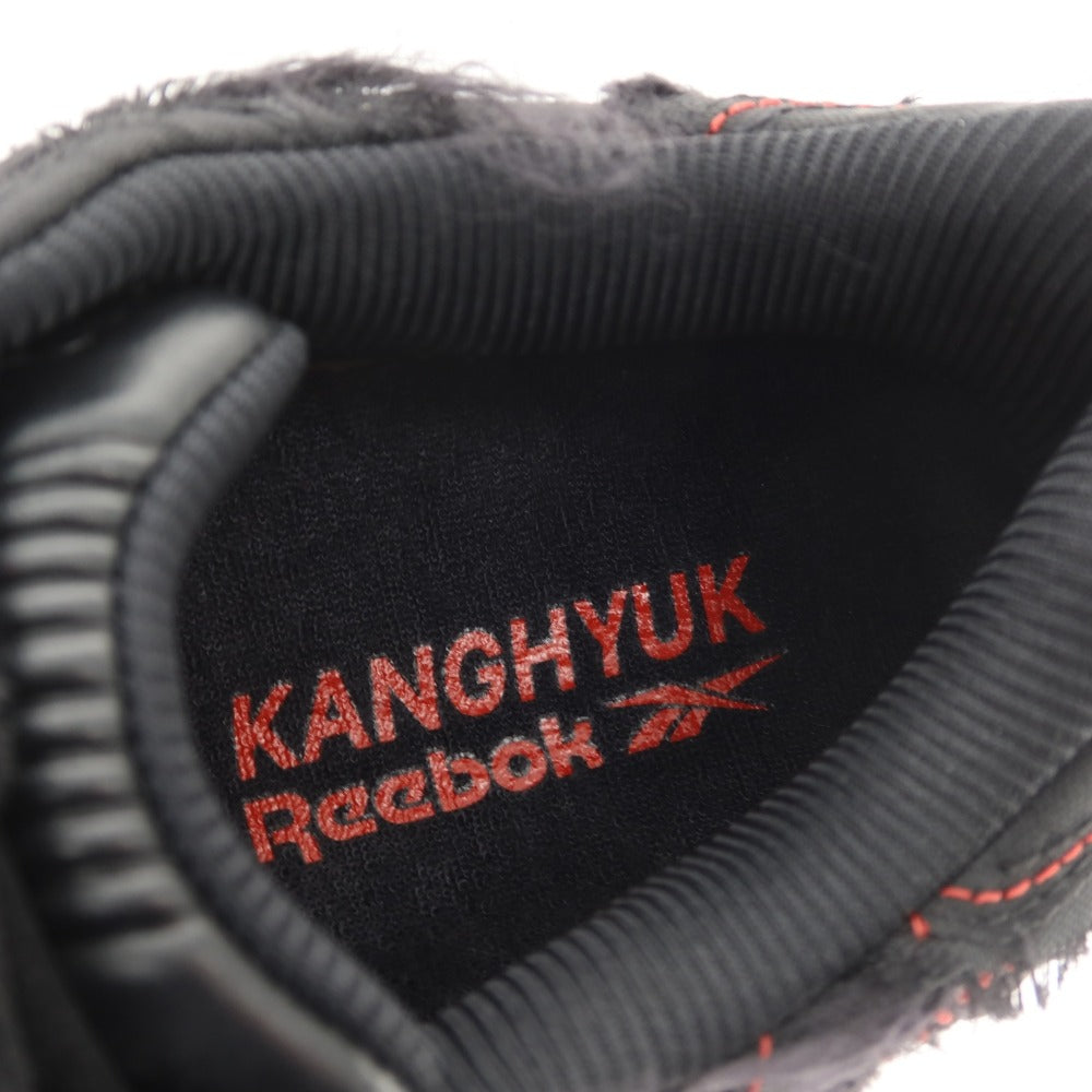 【中古】【未使用】カンヒャク KANGHYUK × Reebok 合成繊維 スニーカー ブラック【サイズUS 8.5】【 状態ランクS 】【 メンズ 】