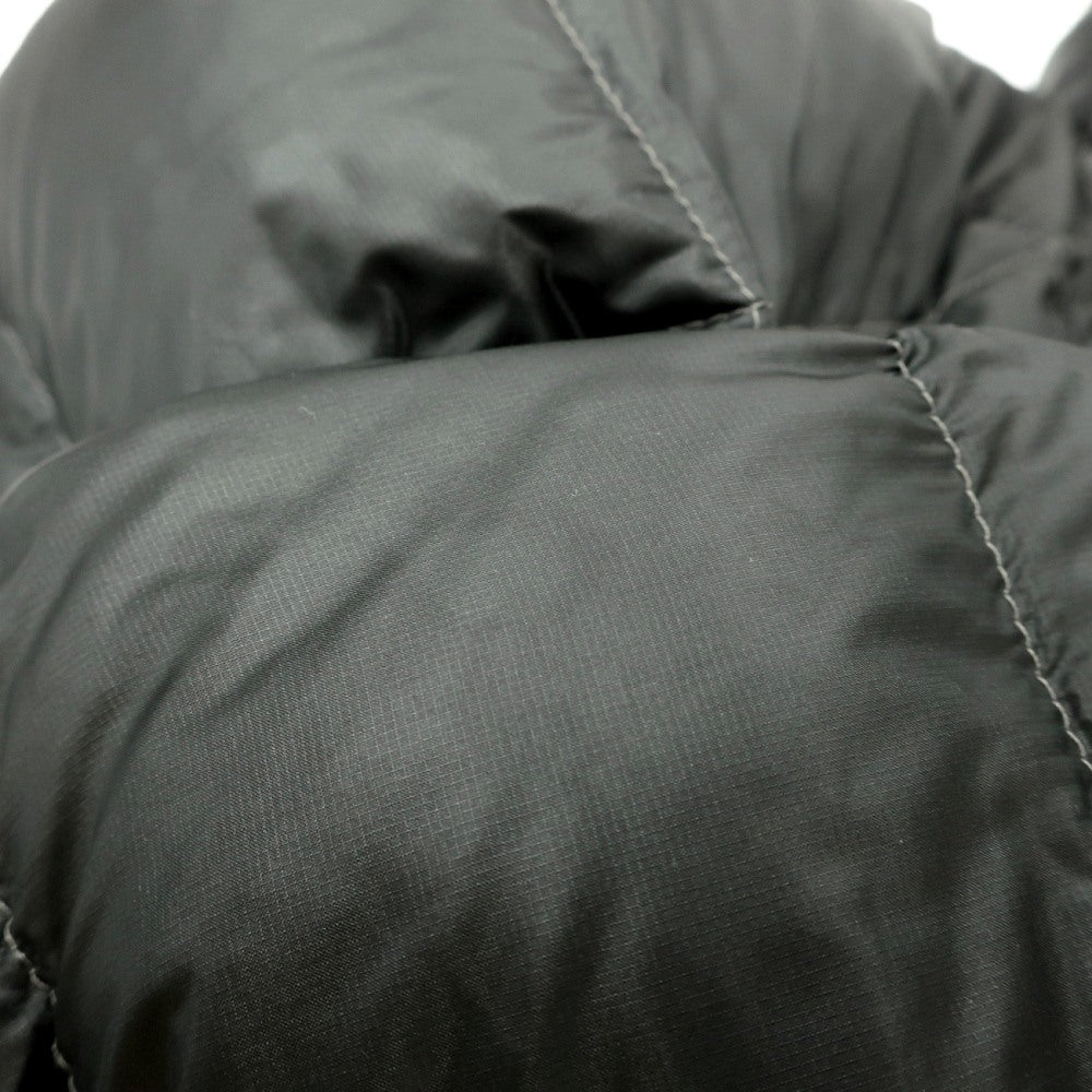 【中古】アンドワンダー and wander PERTEX ナイロン スタンドカラー ダウンジャケット ブラック系【サイズ3】【 状態ランクC 】【 メンズ 】