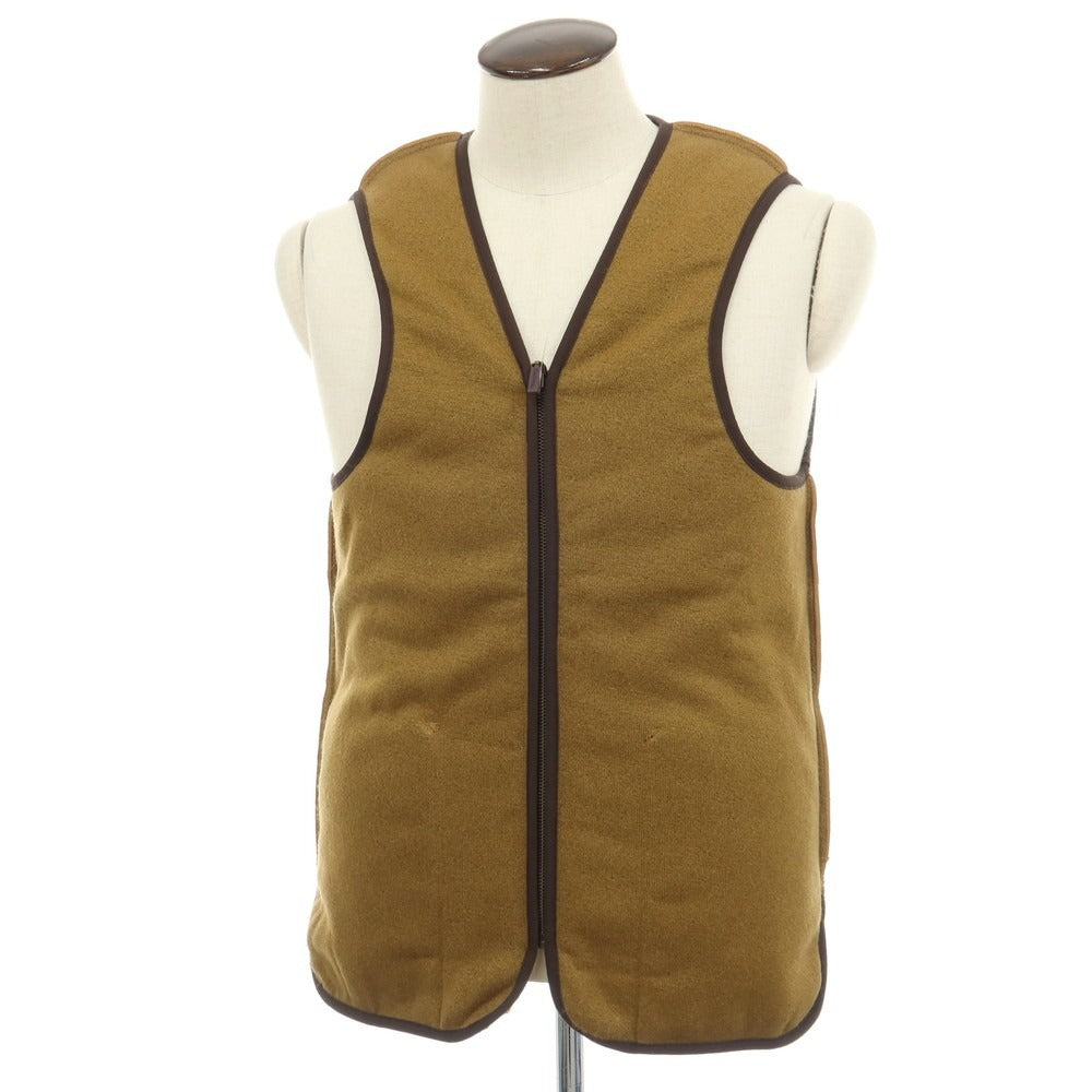 【中古】バブアー Barbour アクリル ジップアップ ファー ライナーベスト ブラウン【サイズ40】【 状態ランクB 】【 メンズ 】