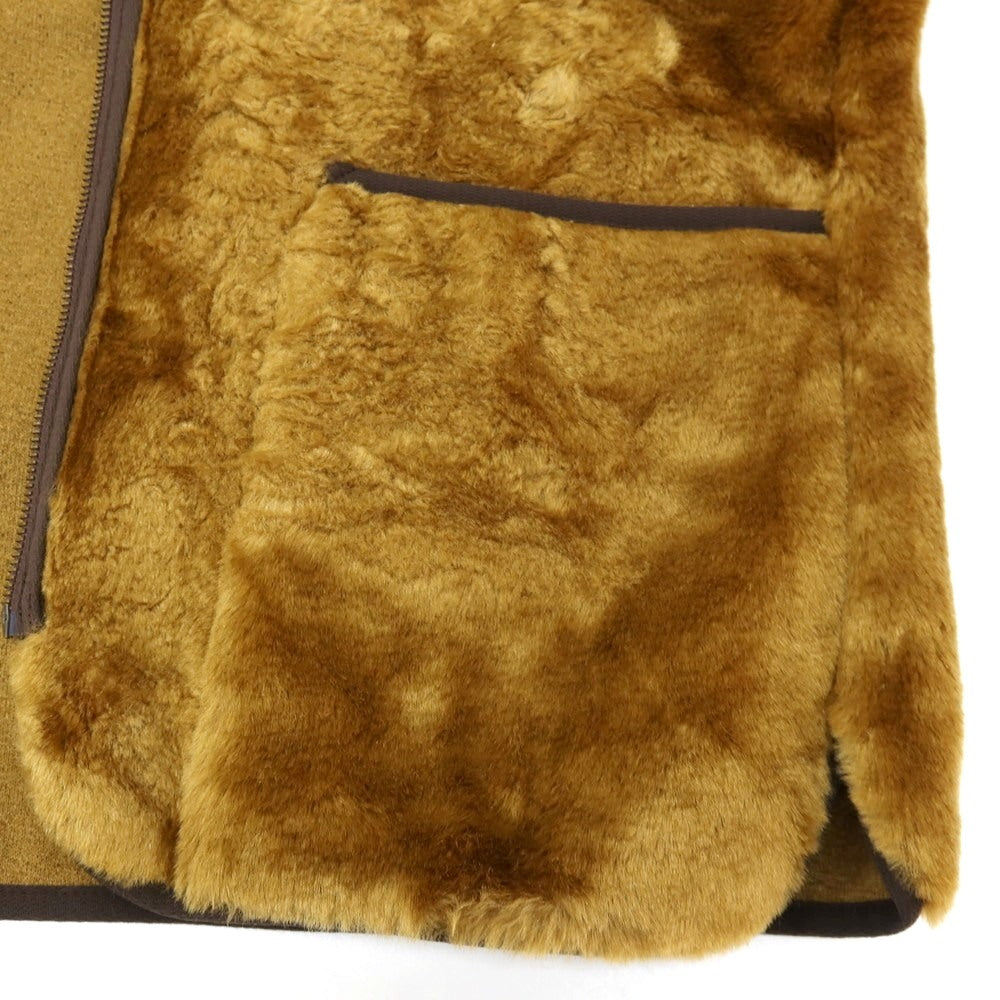 【中古】バブアー Barbour アクリル ジップアップ ファー ライナーベスト ブラウン【サイズ40】【 状態ランクB 】【 メンズ 】