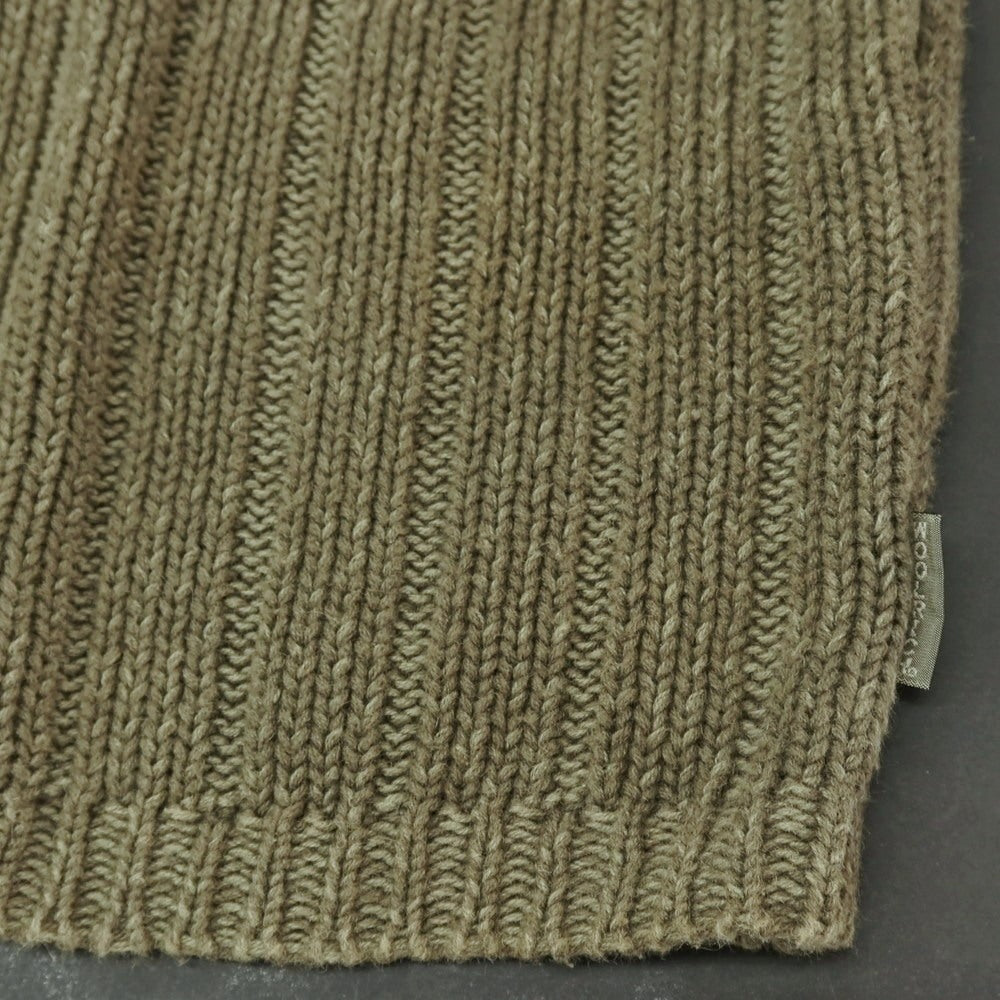 【SALE30%OFF/返品不可】【中古】ウールリッチ WOOLRICH ラミーコットン クルーネック プルオーバーニット オリーブ【 サイズM 】【 状態ランクC 】【 メンズ 】