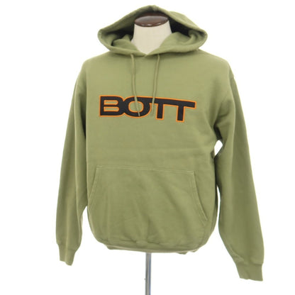 【中古】ボット BoTT コットン スウェット プルオーバー パーカー ライトオリーブグリーン【サイズL】【 状態ランクB 】【 メンズ 】