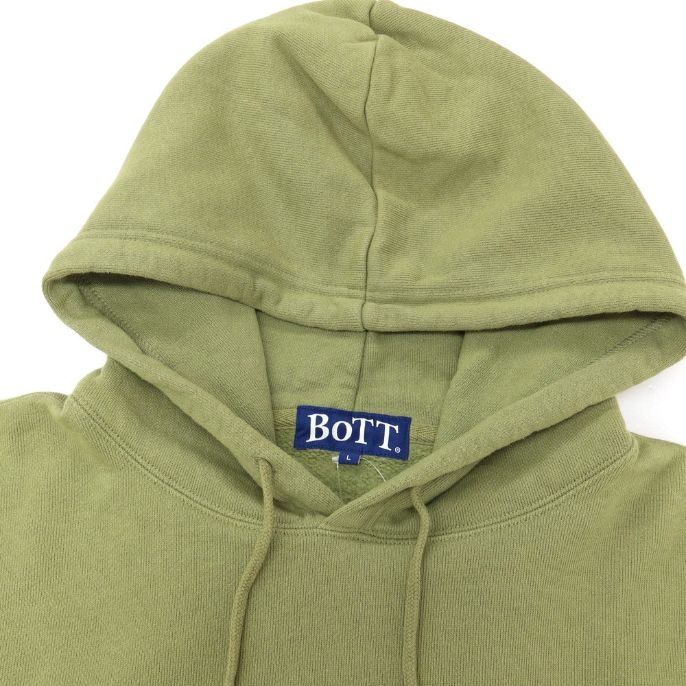 【中古】ボット BoTT コットン スウェット プルオーバー パーカー ライトオリーブグリーン【サイズL】【 状態ランクB 】【 メンズ 】