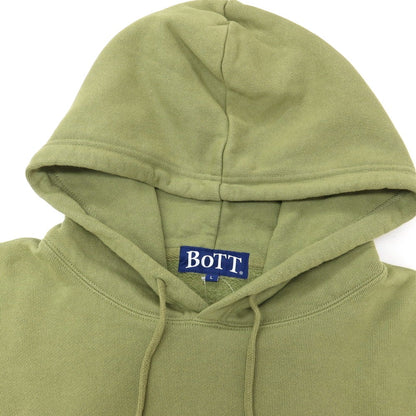 【中古】ボット BoTT コットン スウェット プルオーバー パーカー ライトオリーブグリーン【サイズL】【 状態ランクB 】【 メンズ 】