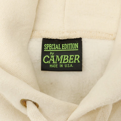 【中古】キャンバー CAMBER × Sneakersnstuff コットンポリエステル スウェット プルオーバー パーカー アイボリー【サイズM】【 状態ランクC 】【 メンズ 】