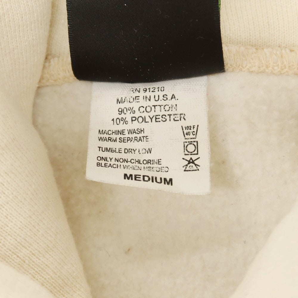 【中古】キャンバー CAMBER × Sneakersnstuff コットンポリエステル スウェット プルオーバー パーカー アイボリー【サイズM】【 状態ランクC 】【 メンズ 】