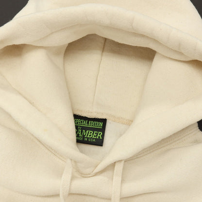 【中古】キャンバー CAMBER × Sneakersnstuff コットンポリエステル スウェット プルオーバー パーカー アイボリー【サイズM】【 状態ランクC 】【 メンズ 】