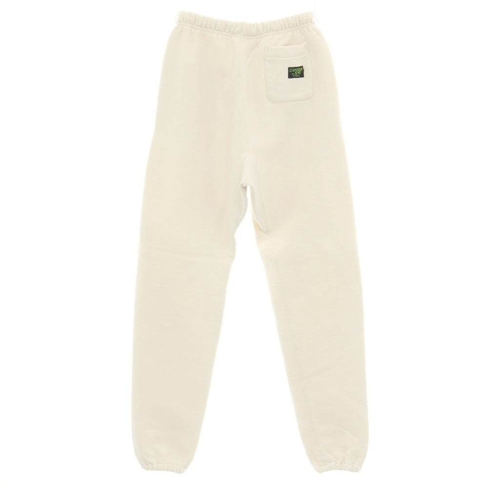 【中古】キャンバー CAMBER × Sneakersnstuff コットンポリエステル 裏起毛 スウェットパンツ オフホワイト【サイズS】【 状態ランクC 】【 メンズ 】