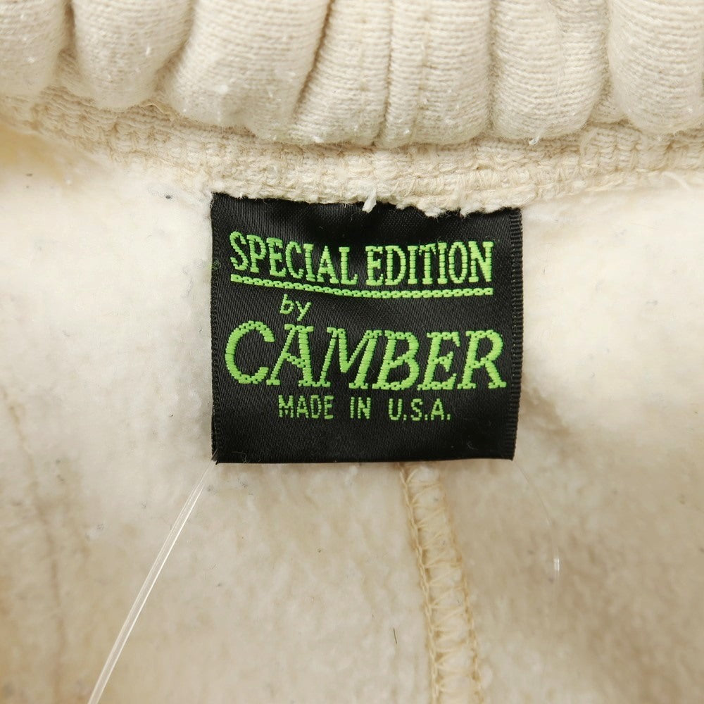 【中古】キャンバー CAMBER × Sneakersnstuff コットンポリエステル 裏起毛 スウェットパンツ オフホワイト【サイズS】【 状態ランクC 】【 メンズ 】