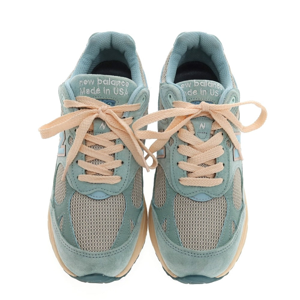 【中古】ニューバランス NEW BALANCE MR993JF1 × JOE FRESHGOODS スエード スニーカー アクアブルー【サイズ26】【 状態ランクB 】【 メンズ 】