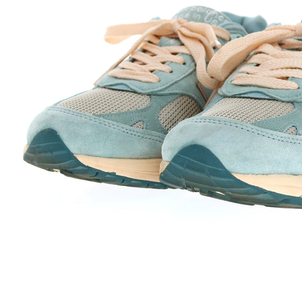【中古】ニューバランス NEW BALANCE MR993JF1 × JOE FRESHGOODS スエード スニーカー アクアブルー【サイズ26】【メンズ】 中古】ニューバランス NEW BALANCE MR993JF1 × JOE FRESHGOODS