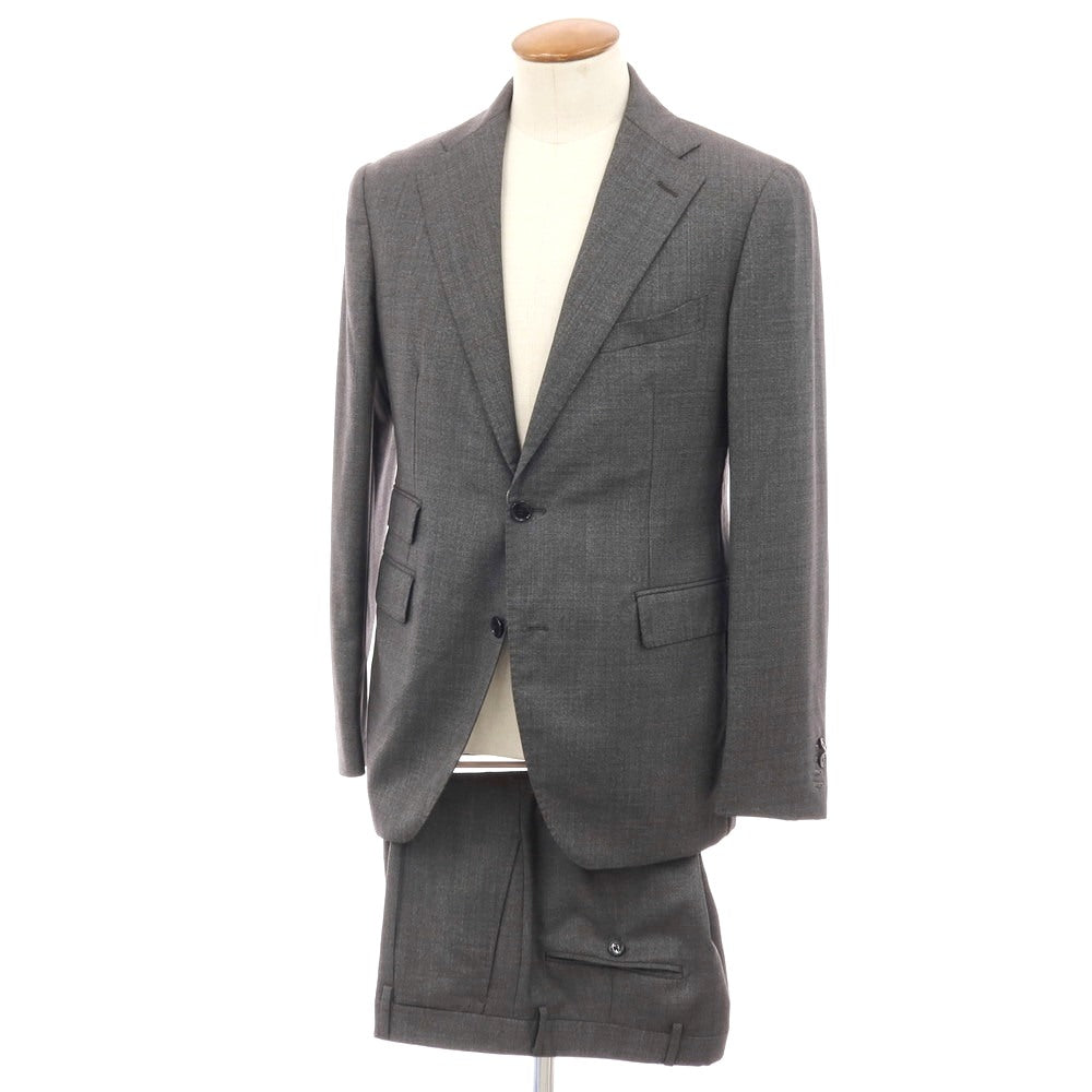 【中古】タリアトーレ TAGLIATORE ウール 2つボタンスーツ グレー【サイズ48】【 状態ランクC 】【 メンズ 】