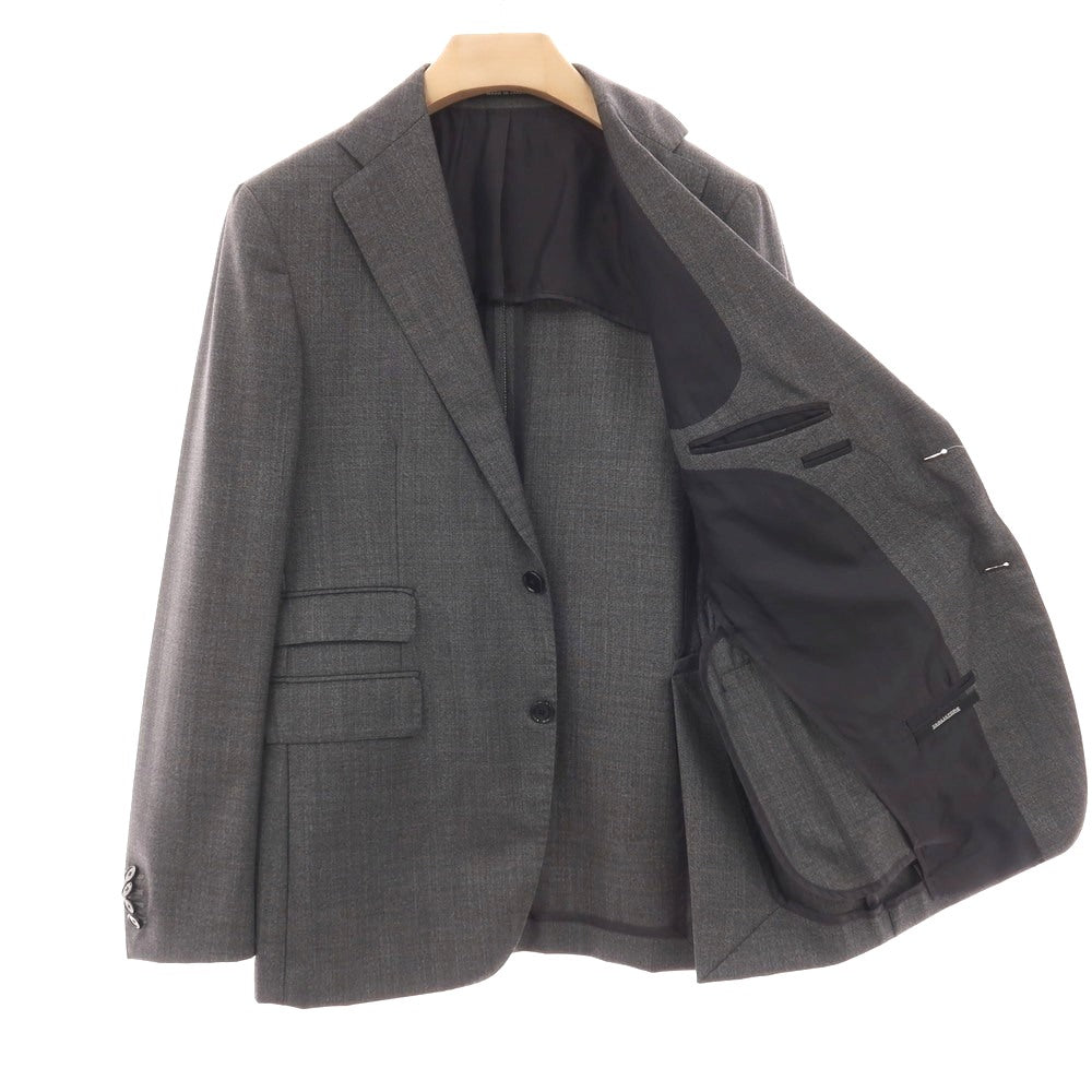 【中古】タリアトーレ TAGLIATORE ウール 2つボタンスーツ グレー【サイズ48】【 状態ランクC 】【 メンズ 】