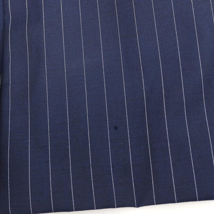 【中古】リングヂャケット RING JACKET ウール ピンストライプ 3B テーラードジャケット ネイビーxホワイト【サイズ46】【 状態ランクC 】【 メンズ 】
