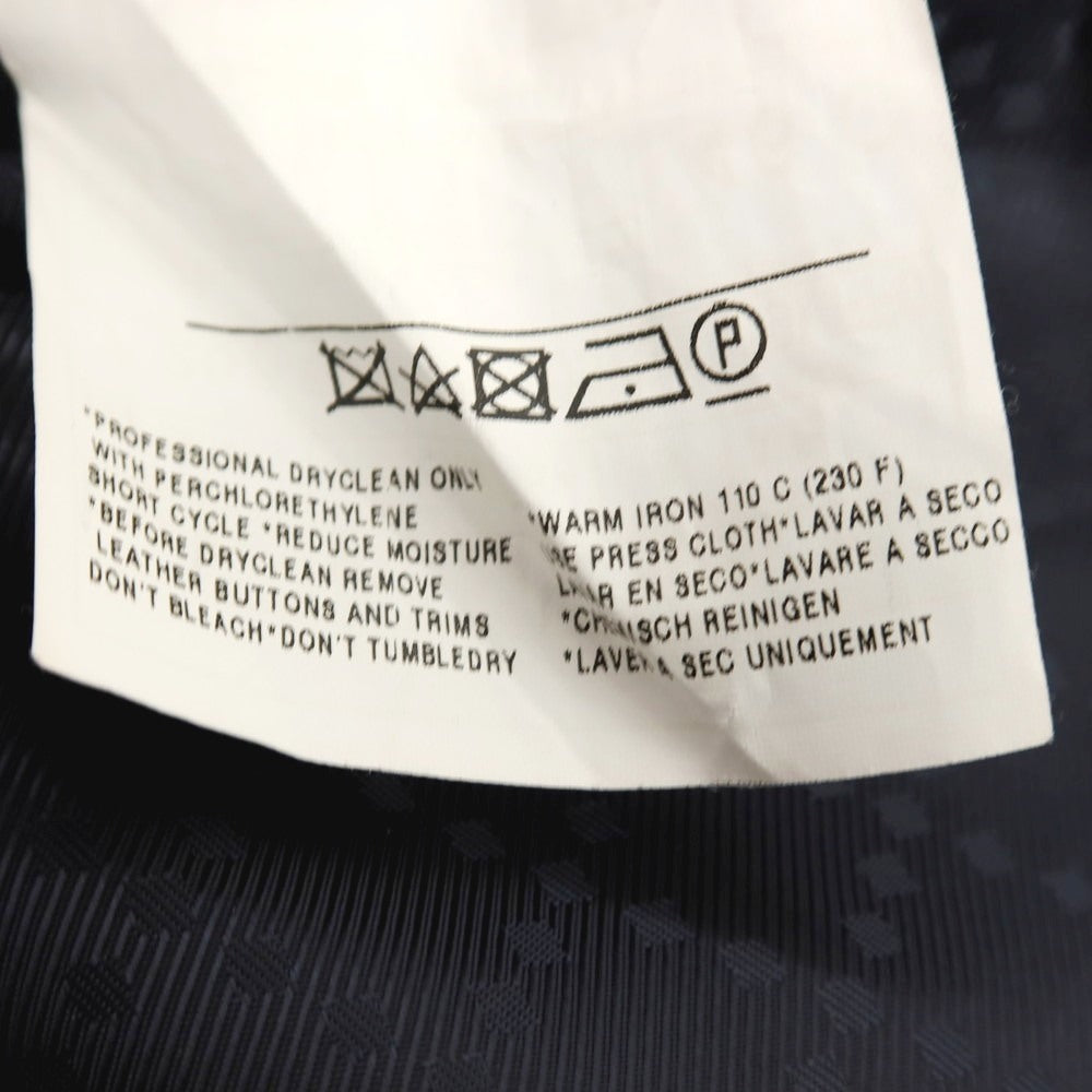 【中古】グッチ GUCCI コットンリネン 2B カジュアルジャケット ネイビー【サイズ46】【 状態ランクC 】【 メンズ 】