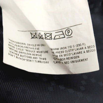 【中古】グッチ GUCCI コットンリネン 2B カジュアルジャケット ネイビー【サイズ46】【 状態ランクC 】【 メンズ 】