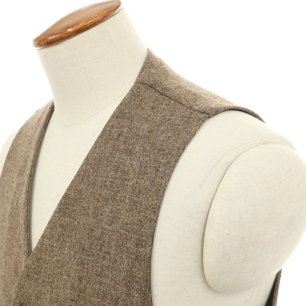 【中古】マッキントッシュ ロンドン MACKINTOSH LONDON ウール ドレス系ジレ ベスト ブラウン【サイズM】【 状態ランクB 】【 メンズ 】