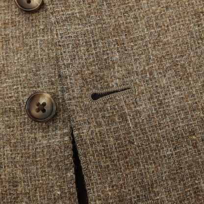 【中古】マッキントッシュ ロンドン MACKINTOSH LONDON ウール ドレス系ジレ ベスト ブラウン【サイズM】【 状態ランクB 】【 メンズ 】
