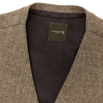 【中古】マッキントッシュ ロンドン MACKINTOSH LONDON ウール ドレス系ジレ ベスト ブラウン【サイズM】【 状態ランクB 】【 メンズ 】