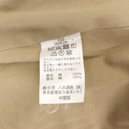 【中古】スリードッツ three dots コットン ヘリンボーン カジュアル系ジレ ベスト ベージュ【サイズL】【 状態ランクB 】【 メンズ 】