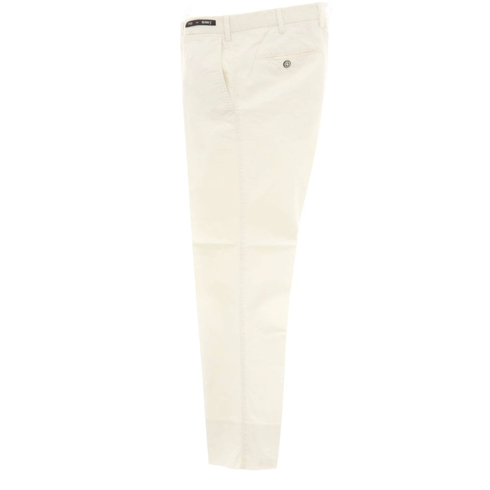 【中古】ピーティーゼロウーノ PT01 BEAMS F別注 ストレッチ コットン カジュアルスラックスパンツ ホワイト【サイズ48】【 状態ランクC 】【 メンズ 】