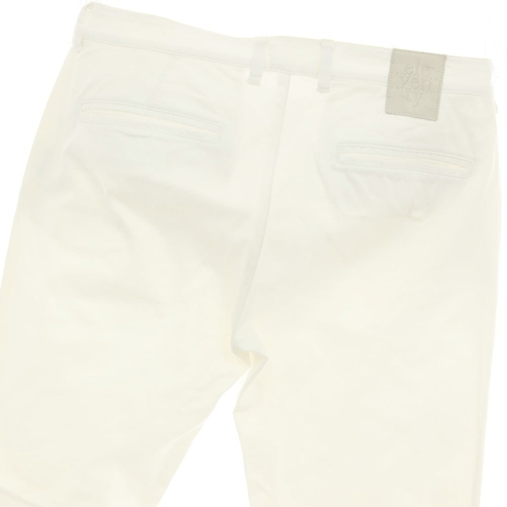 【中古】イレブンティ eleventy PENCES ストレッチ コットン カジュアルスラックスパンツ ホワイト【サイズ29】【 状態ランクC 】【 メンズ 】