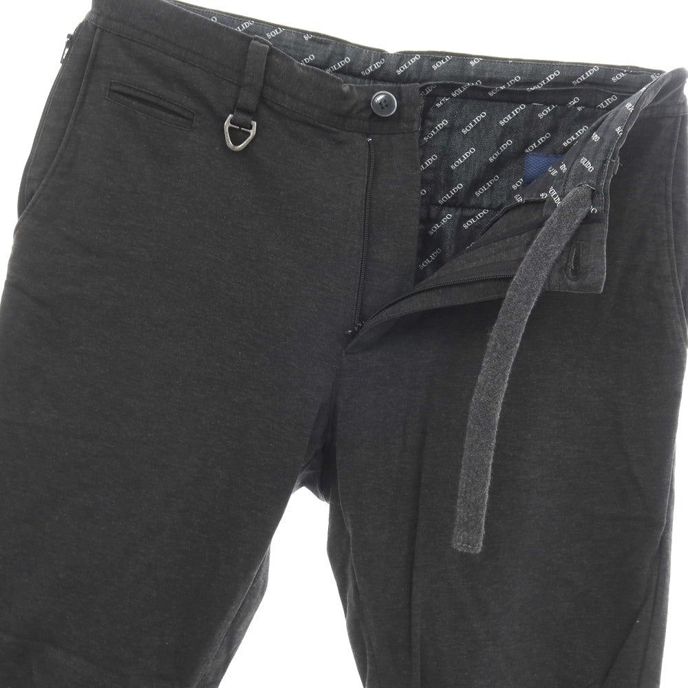 【SALE30%OFF/返品不可】【中古】ソリード SOLIDO コットン ジャージー イージーカジュアルパンツ チャコール【 サイズ3 】【 状態ランクC 】【 メンズ 】