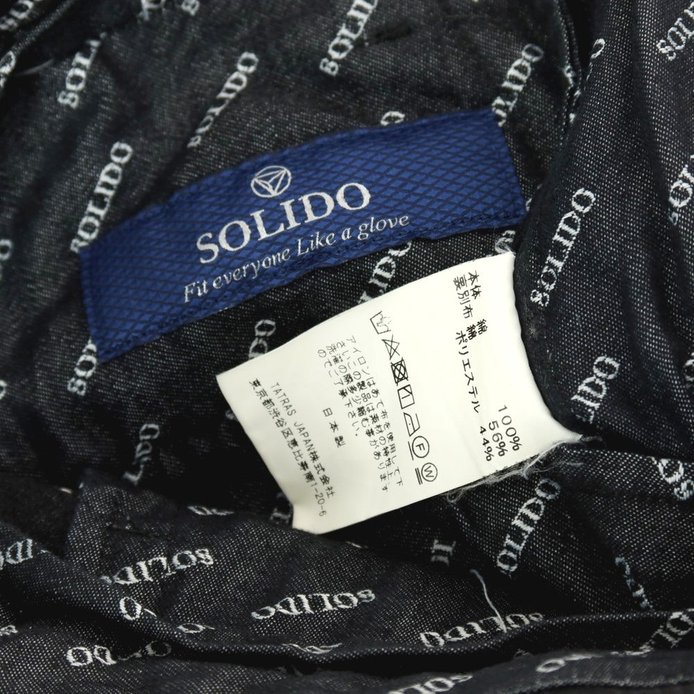 【SALE30%OFF/返品不可】【中古】ソリード SOLIDO コットン ジャージー イージーカジュアルパンツ チャコール【 サイズ3 】【 状態ランクC 】【 メンズ 】
