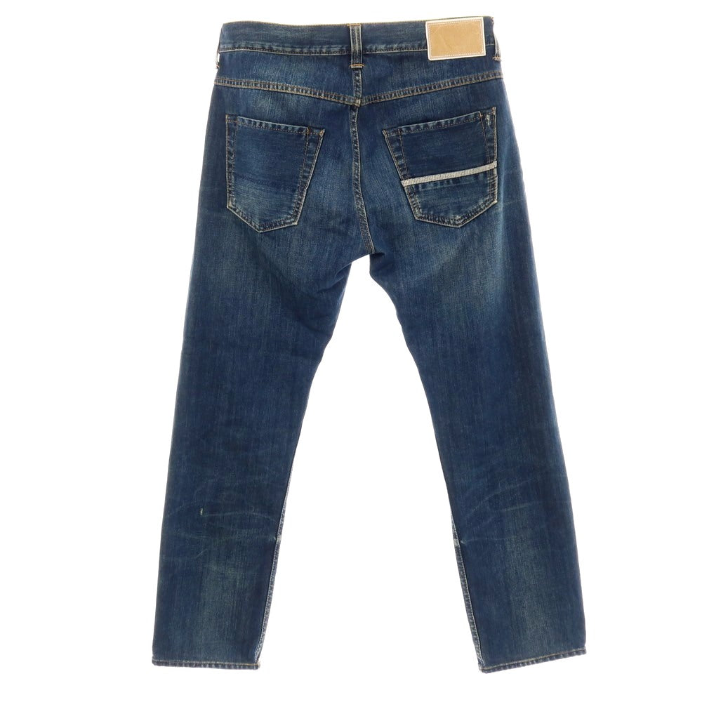 【中古】ケアレーベル Care label tight 202 コットン デニムパンツ ジーンズ ネイビー【サイズ31】【 状態ランクC 】【 メンズ 】