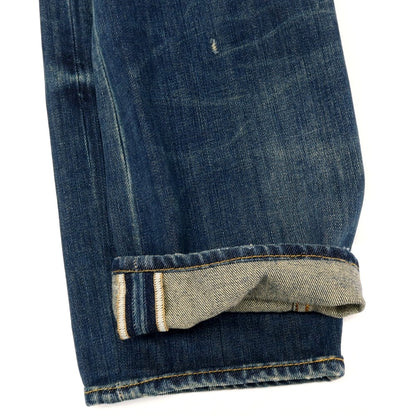 【中古】ケアレーベル Care label tight 202 コットン デニムパンツ ジーンズ ネイビー【サイズ31】【 状態ランクC 】【 メンズ 】