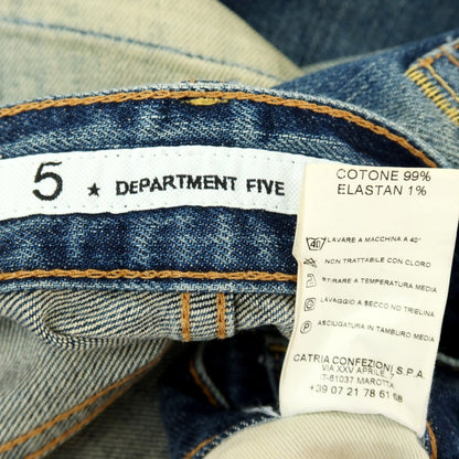 【中古】デパートメントファイブ Department5 ストレッチ コットン デニムパンツ ジーンズ ネイビー【サイズ31】【 状態ランクC 】【 メンズ 】