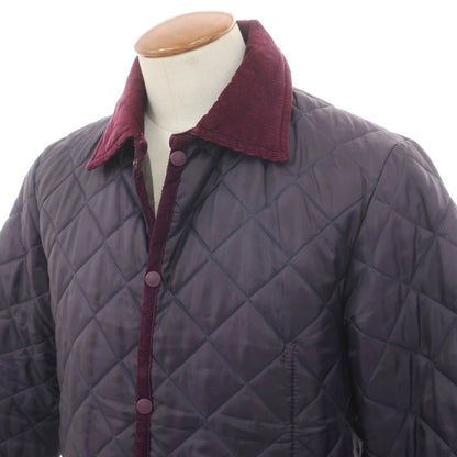 【中古】ラベンハム LAVENHAM ポリエステエル 中綿入り キルティングブルゾン ダークパープル【サイズ36】【 状態ランクC 】【 メンズ 】