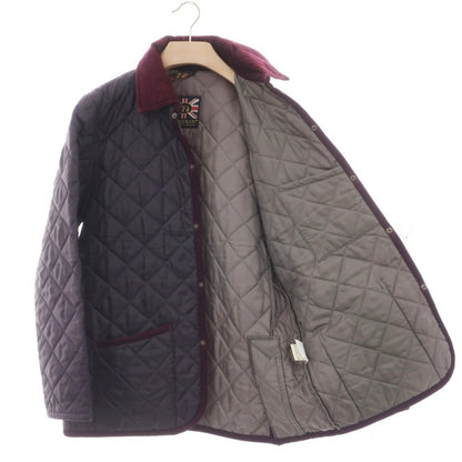 【中古】ラベンハム LAVENHAM ポリエステエル 中綿入り キルティングブルゾン ダークパープル【サイズ36】【 状態ランクC 】【 メンズ 】