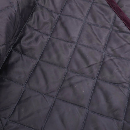 【中古】ラベンハム LAVENHAM ポリエステエル 中綿入り キルティングブルゾン ダークパープル【サイズ36】【 状態ランクC 】【 メンズ 】