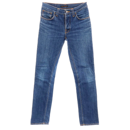 【中古】ヌーディージーンズ Nudie Jeans コットン デニムパンツ ジーンズ ブルー【サイズ30】【 状態ランクB 】【 メンズ 】