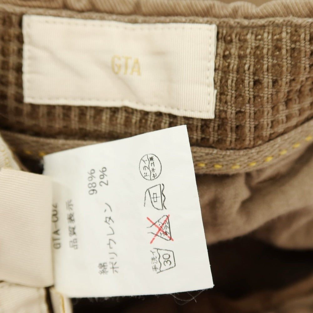 【中古】ジーティーアー G.T.A Bayron コットンポリウレタン カジュアルスラックスパンツ ブラウン【サイズ48】【 状態ランクC 】【 メンズ 】