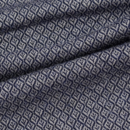 【SALE30%OFF/返品不可】【中古】アルマーニ コレッツォーニ ARMANI COLLEZIONI レーヨンポリウレタン クルーネック 長袖Ｔシャツ ネイビーxグレー【 サイズS 】【 状態ランクB 】【 メンズ 】