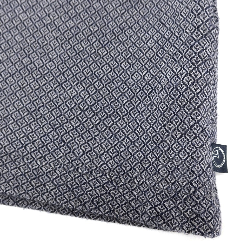 【SALE30%OFF/返品不可】【中古】アルマーニ コレッツォーニ ARMANI COLLEZIONI レーヨンポリウレタン クルーネック 長袖Ｔシャツ ネイビーxグレー【 サイズS 】【 状態ランクB 】【 メンズ 】