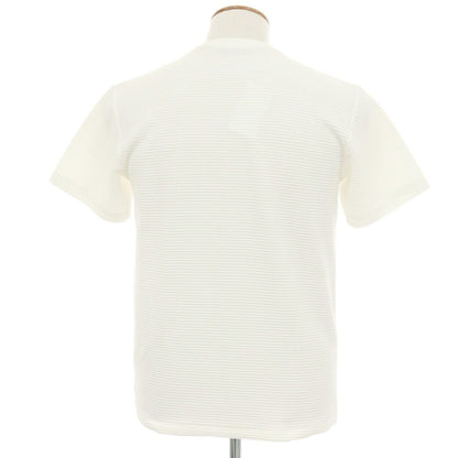 【中古】ジョゼフオム JOSEPH HOMME トリアセテートポリエステル ワッフル クルーネック 半袖ポケットTシャツ ホワイト【サイズ46】【 状態ランクB 】【 メンズ 】