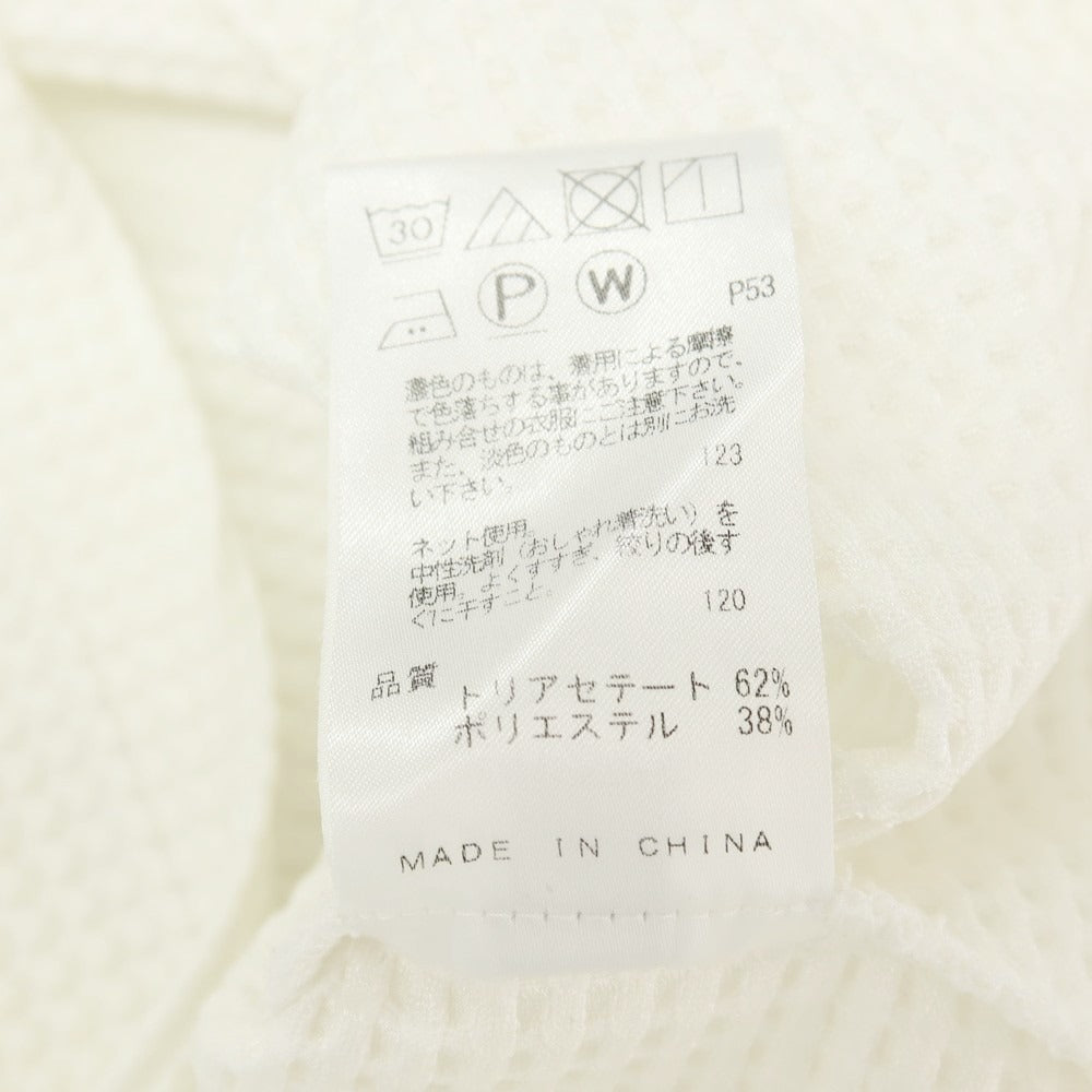 【中古】ジョゼフオム JOSEPH HOMME トリアセテートポリエステル ワッフル クルーネック 半袖ポケットTシャツ ホワイト【サイズ46】【 状態ランクB 】【 メンズ 】