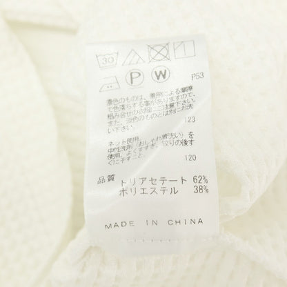 【中古】ジョゼフオム JOSEPH HOMME トリアセテートポリエステル ワッフル クルーネック 半袖ポケットTシャツ ホワイト【サイズ46】【 状態ランクB 】【 メンズ 】